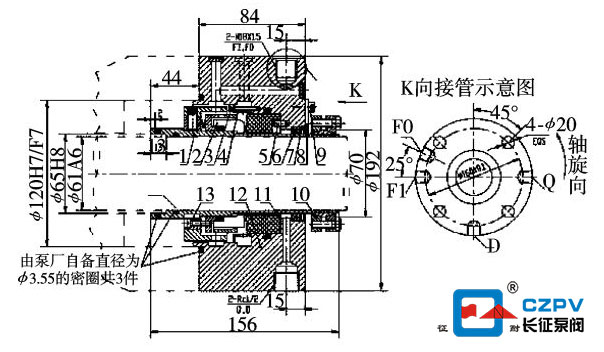 鍋爐泵機械密封結構圖